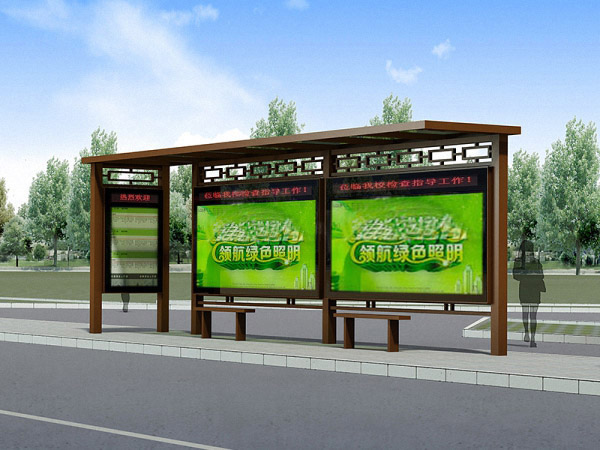广西氟碳漆候车亭