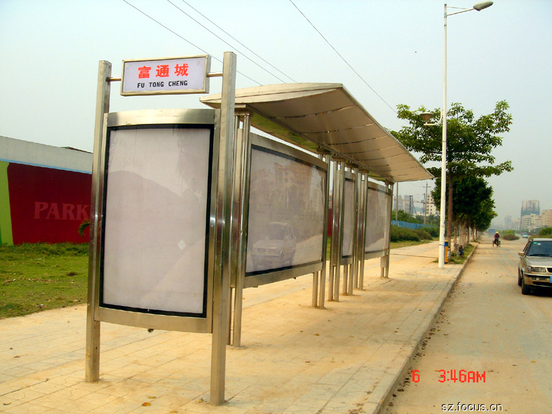 广西不锈钢候车亭