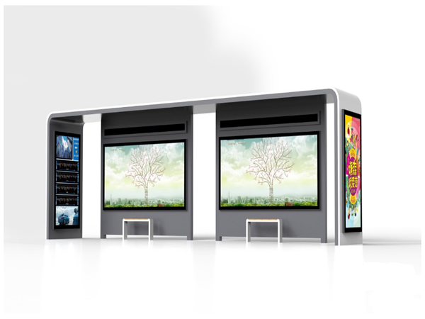 新型智能公交候车亭让您在他乡也能体会抵家的温暖