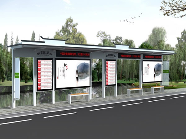 查漏补缺候车亭制作还需不断改进完善