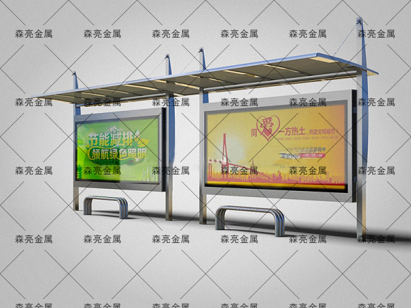 候车亭改造换新颜